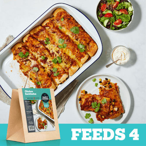 Simply Dinner Chicken Enchiladas Meal Kit Serve 4