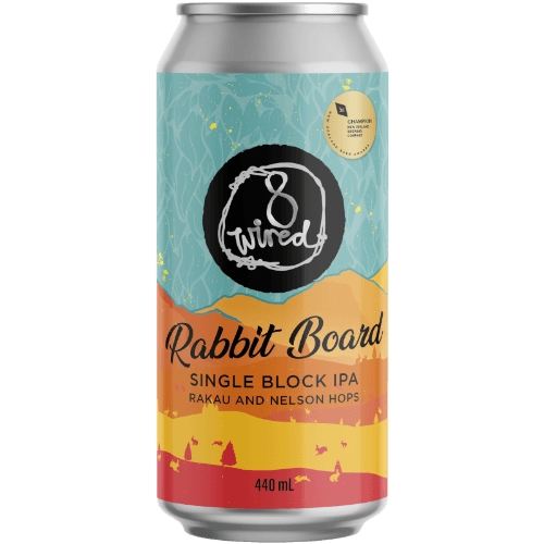 8 Wired Rabbit Board Single Block IPA 440 mL