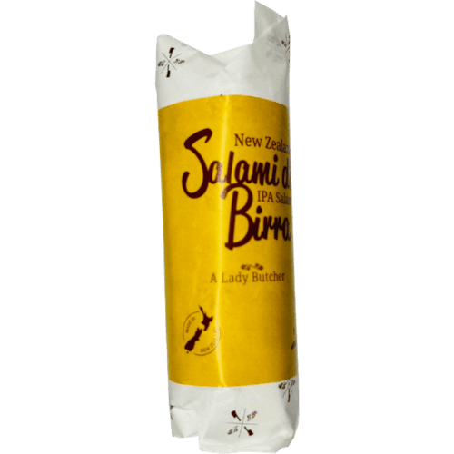 A Lady Butcher IPA Salami di Birra