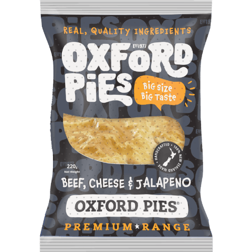 Oxford Pies Beef Cheese & Jalapeno Pie