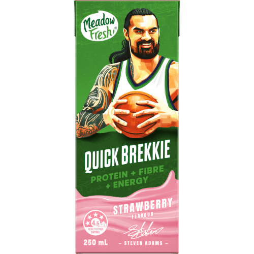 Meadow Fresh Quick Brekkie Strawberry Flavour UHT Milk