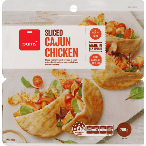 Pams Sliced Cajun Chicken