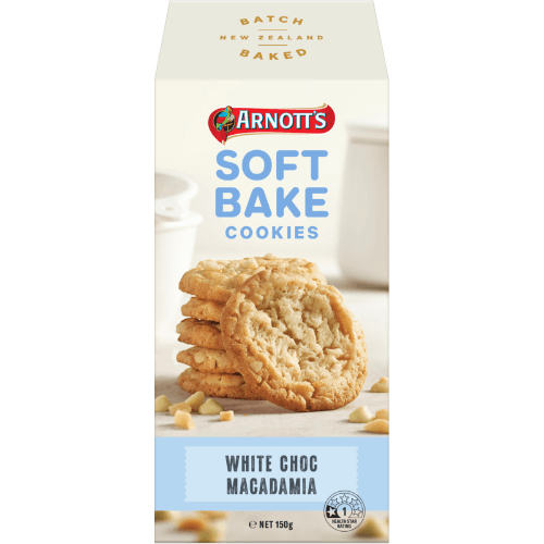 Arnott's White Choc Macadamia Soft Bake Cookies