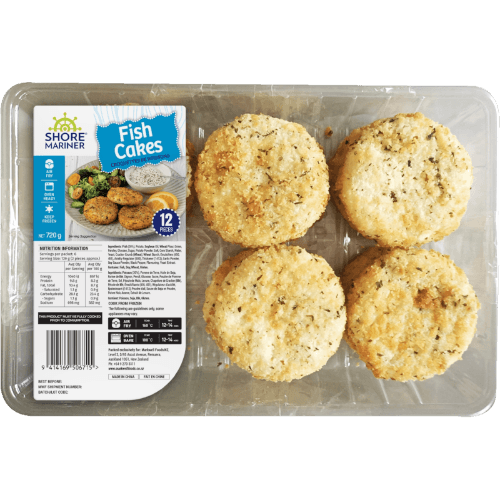 Shore Mariner Cakes Fish 720 g