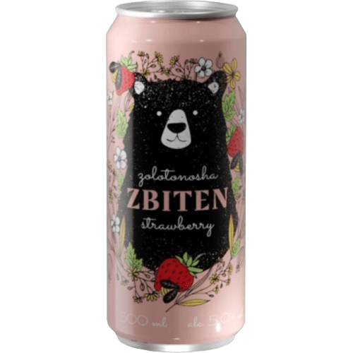 Zbiten Strawberry Spiced Craft Cider 500 mL