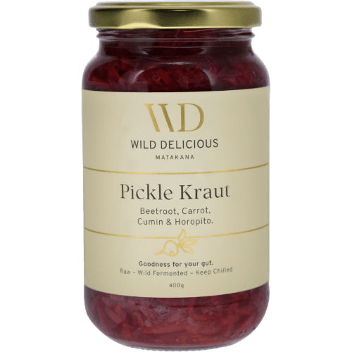 Wild Delicious Matakana Beetroot Carrot Cumin Horopito Kruat-Pickle