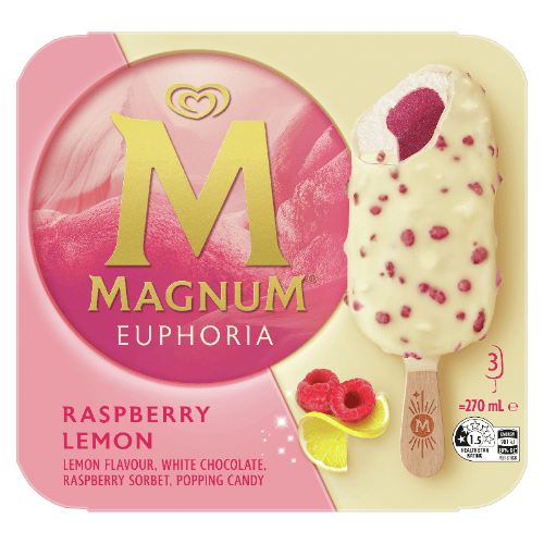 Magnum Euphoria Raspberry Lemon Ice Cream