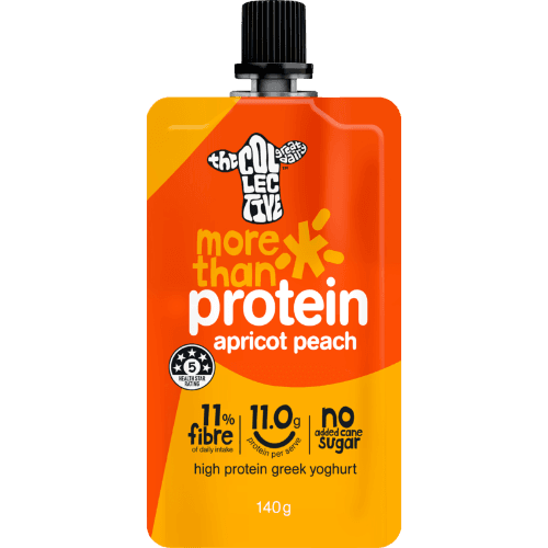The Collective More Than Protein Yoghurt Apricot Peach 140 g