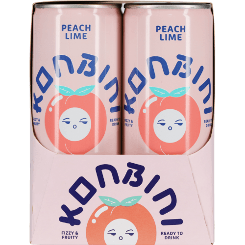 Konbini Peach Lime Alcoholic Lemonade