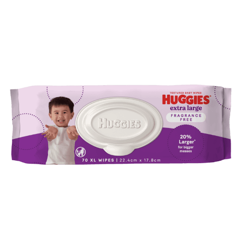 Huggies Fragrance Free Extra Large Wipes