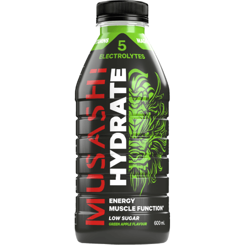 Musashi Hydrate Green Apple Energy Drink
