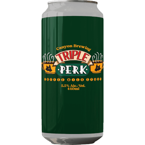Canyon Brewing Triple Perk Coffee Milk Stout 440 mL