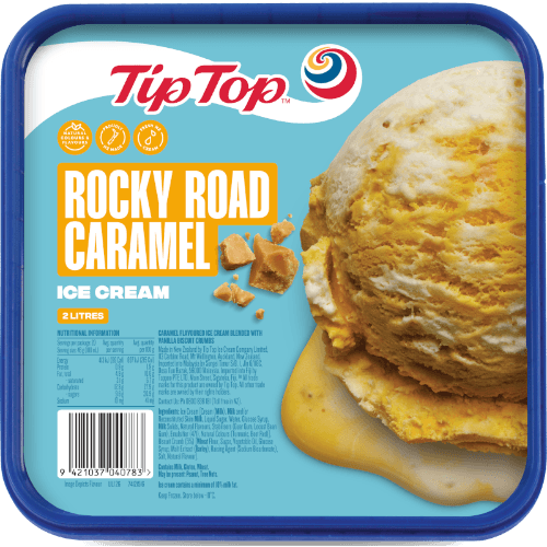 Tip Top Rocky Road Caramel Ice Cream