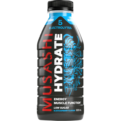 Musashi Hydrate Blue Raspberry Energy Drink