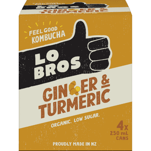 Lo Bros Ginger & Turmeric Kombucha