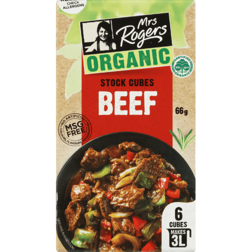 Mrs Rogers Organic Beef Stock Cubes