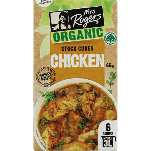 Mrs Rogers Organic Chicken Stock Cubes