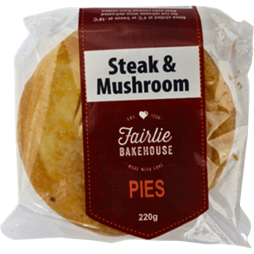 Fairlie Bakehouse Steak & Mushroom Pie