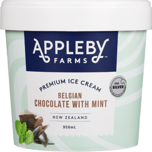 Appleby Farms Belgian Chocolate with Mint Ice Cream