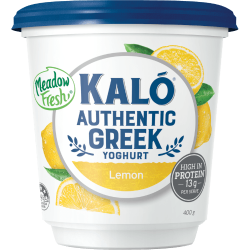 Meadow Fresh Kalo Lemon Authentic Greek Yoghurt 400 g
