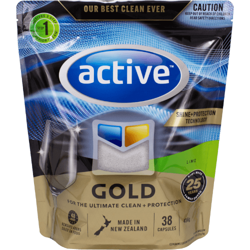 Active Gold Lime Auto Dishwash Capsules