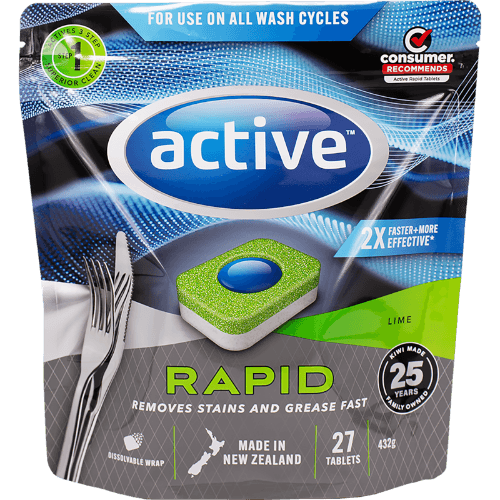 Active Rapid Lime Auto Dishwash Tablets