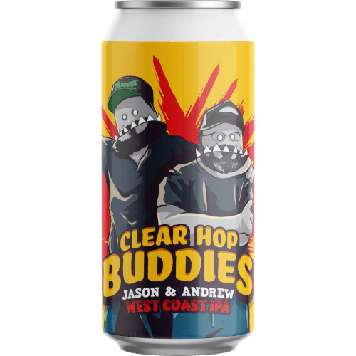 Behemoth Brewing Company Jason & Andrew Clear Hop Buddies West Coast IPA 440 mL