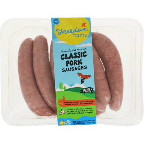 Freedom Farms Classic Pork Sausage 450 g