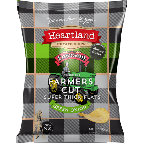 Heartland Farmer's Cut Super Thick Flats Green Onion Potato Chips