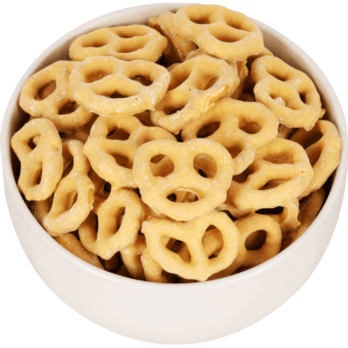Caramel Flavoured Choc Pretzels per kg