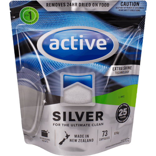 Active Silver Lime Auto Dishwash Capsules
