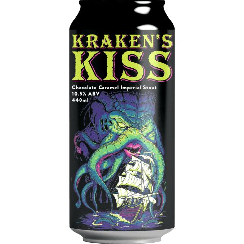 Double Vision Brewing Company Kraken's Kiss Chocolate Caramel Imperial Stout 10.5% 440 mL