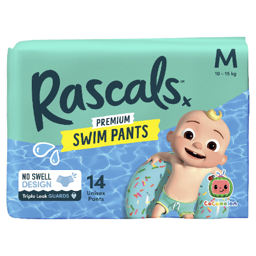 Rascals Cocomelon Premium Swim Pants Medium 10-15kg