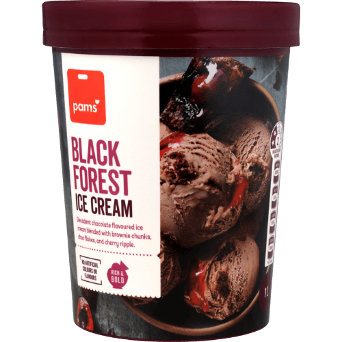 Pams Black Forest Ice Cream