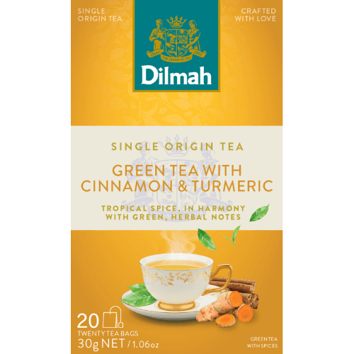 Dilmah Dilmah Green Teabags Cinnamon & Turmeric 20s 30g