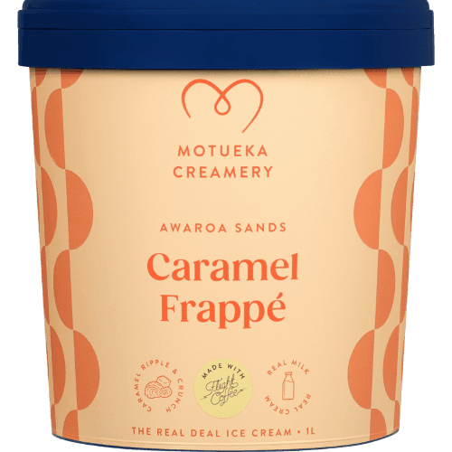 Motueka Creamery Caramel Frappe Ice Cream