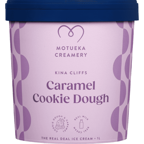 Motueka Creamery Caramel Cookie Dough Ice Cream