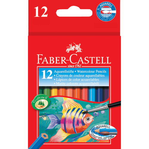 Watercolour Pencils 12 Half Length
