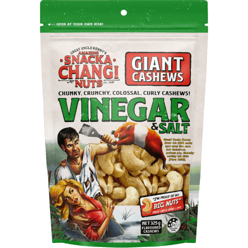 Snackachangi Vinegar & Salt Giant Cashews