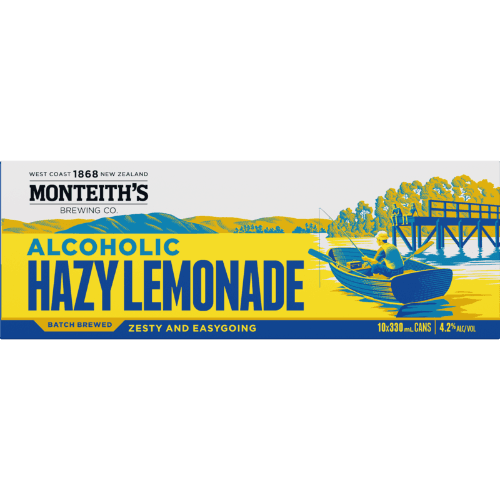 Monteith's Batch Brewed Alcoholic Hazy Lemonade Cans