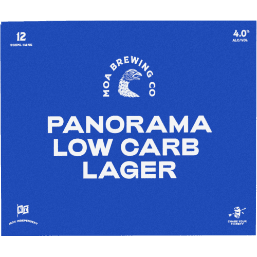 Moa Panorama Low Carb Lager 12 × 330 mL