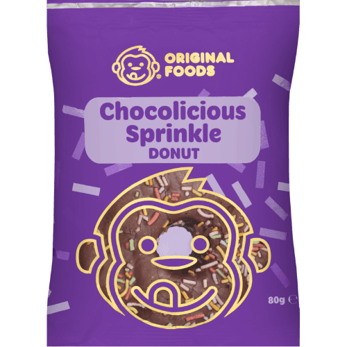 Original Foods Baking Co Chocolicious Sprinkle Donut