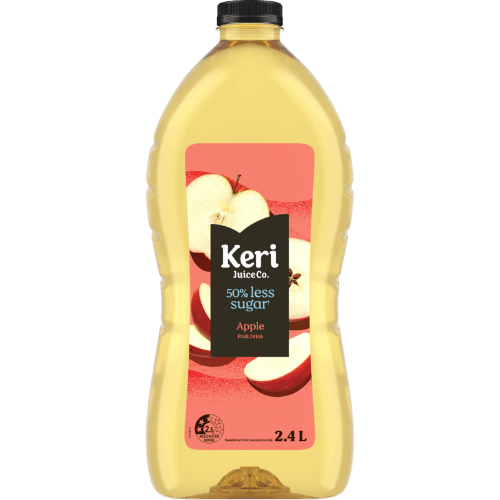 Keri 50% Less Sugar Apple Fruit Drink