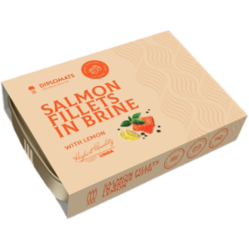 Diplomats Fillets In Brine With Lemon Salmon