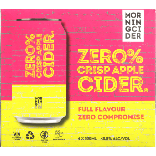 Morningcider Zero % Crisp Apple Cider
