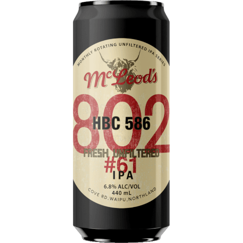McLeod's 802#61 Unfiltered IPA 440 mL