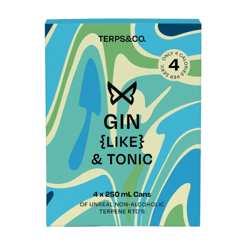 Terps & Co Gin Like & Tonic Non Alcoholic 4 × 250 mL