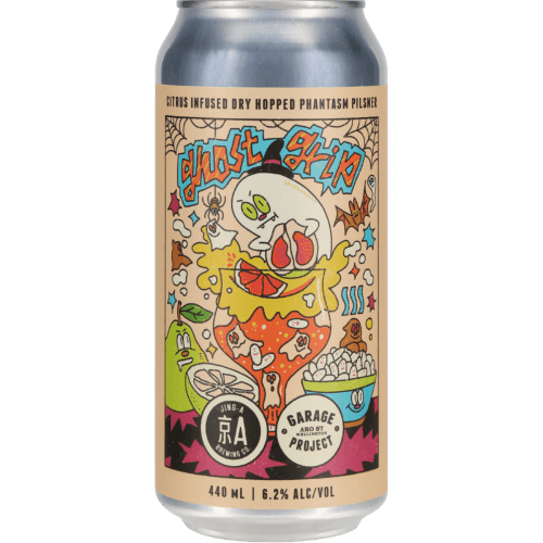 Garage Project Ghost Grip Citrus Infused Dry Hopped Phantasm Pilsner 440 mL