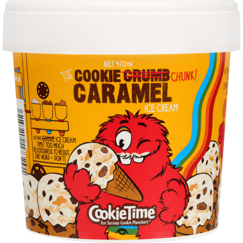 Cookie Time The Cookie Chunk! Caramel Ice Cream