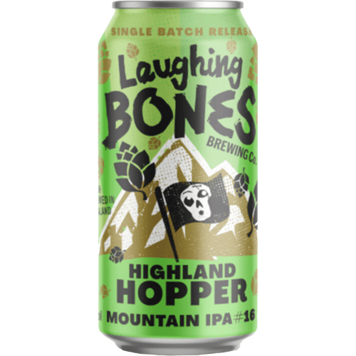 Laughing Bones Brewing Company Highland Hopper Mountain IPA #16 440 mL